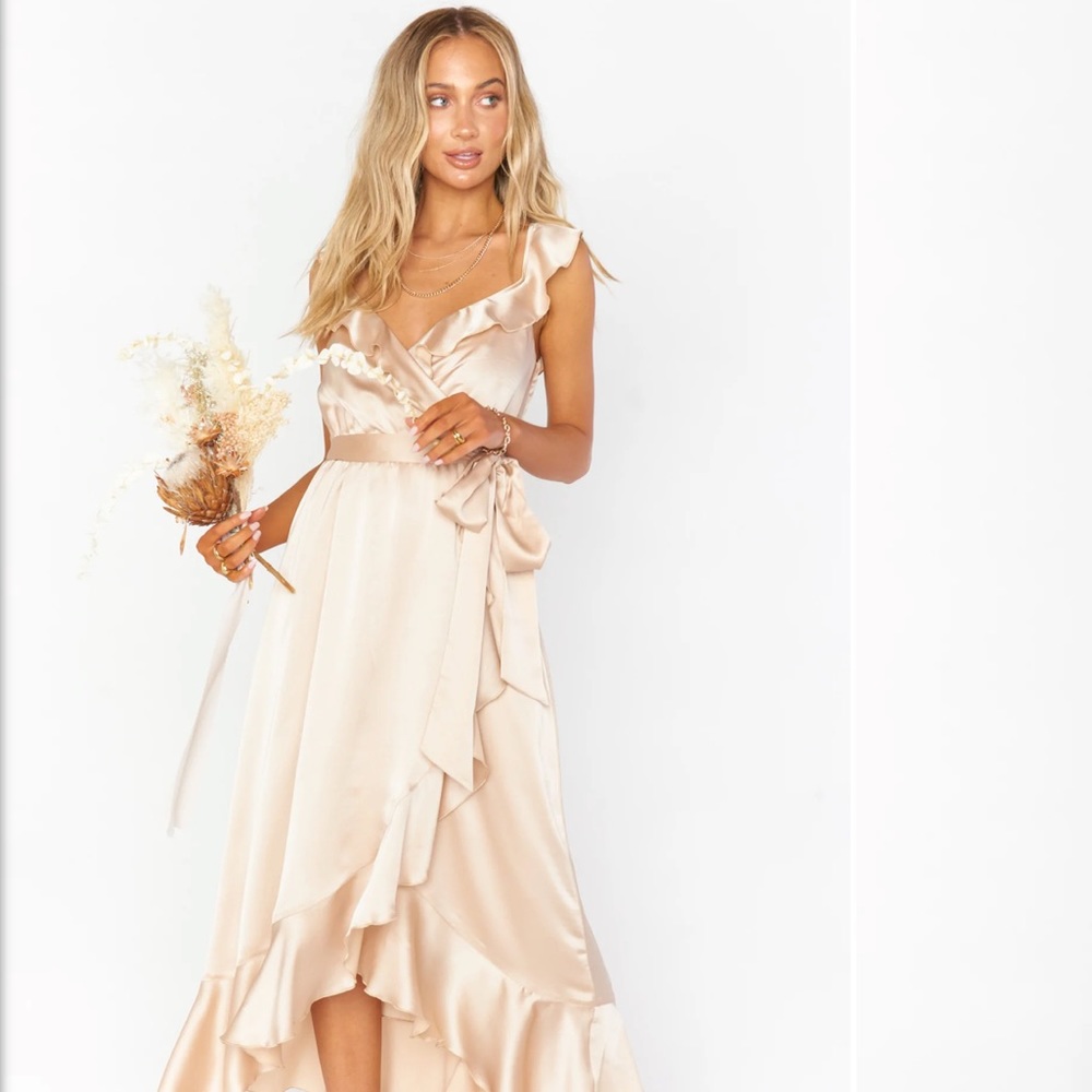 ShowMeYourMuMu Samantha Ruffle Wrap Dress